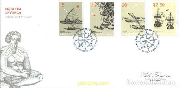 Sellos: 715695 MNH TONGA 2003 BARCOS DE EXPLORACION DE ABEL TASMAN