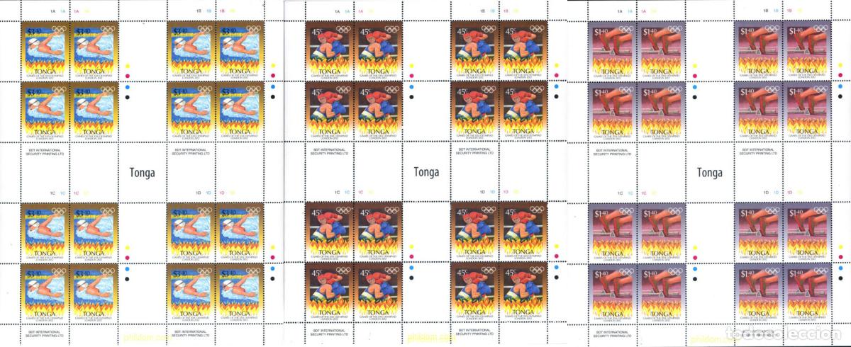 Sellos: 287682 MNH TONGA 2012 30 JUEGOS OLIMPICOS DE VERANO LONDRES 2012