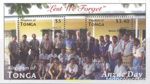 Sellos: 365874 MNH TONGA 2012 DIA ANZAC-201