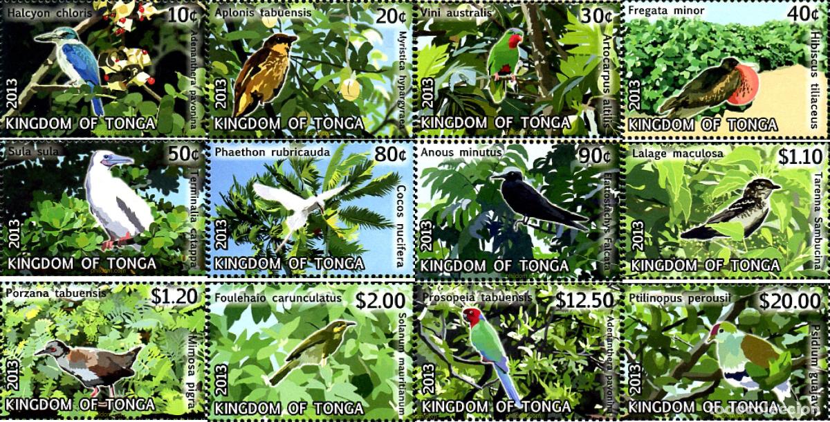 Sellos: 305748 MNH TONGA 2013 AVES
