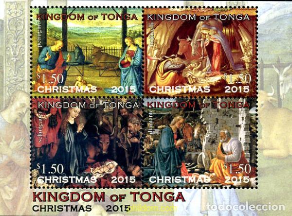 Sellos: 357554 MNH TONGA 2015 NAVIDAD