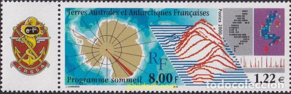 Sellos: 63861 MNH ANTARTIDA FRANCESA 2000 PROGRAMA SOMMEIL