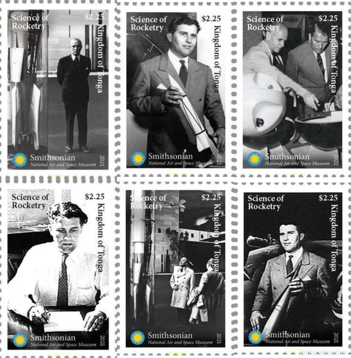 Sellos: 691999 MNH TONGA 2021 INSTITUTO SMITHSONIANO. POR EL INTER&Eacute;S Y DIFUSI&Oacute;N DEL CONOCIMIENTO.