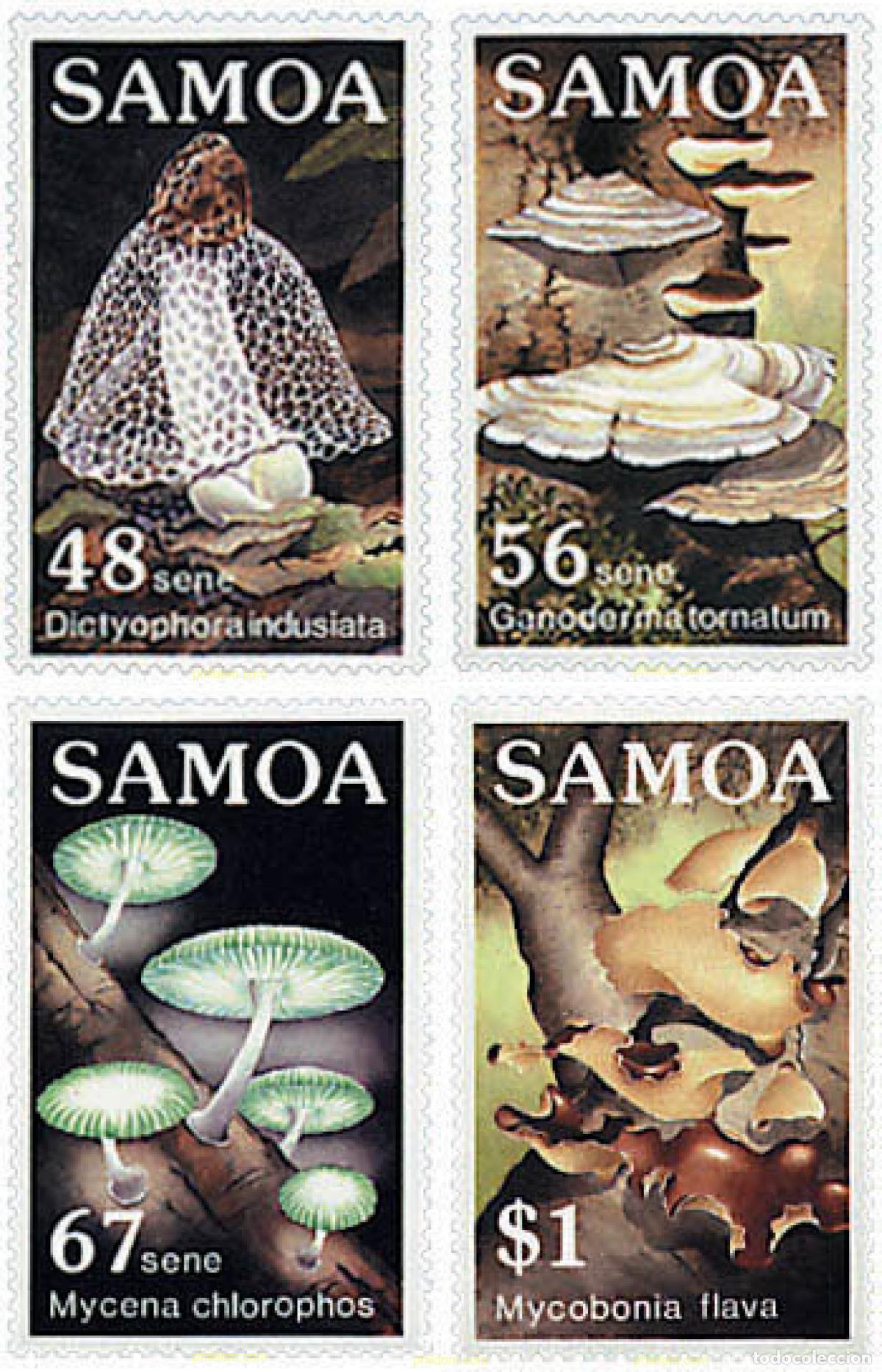 Sellos: 36183 MNH SAMOA 1985 SETAS DE OCEANIA