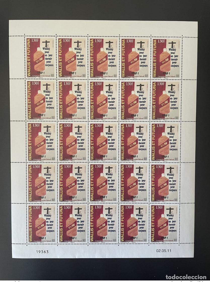 Sellos: Wallis y Futuna 2011 YT No. 752 Contra el alcohol pizarra completa MNH**
