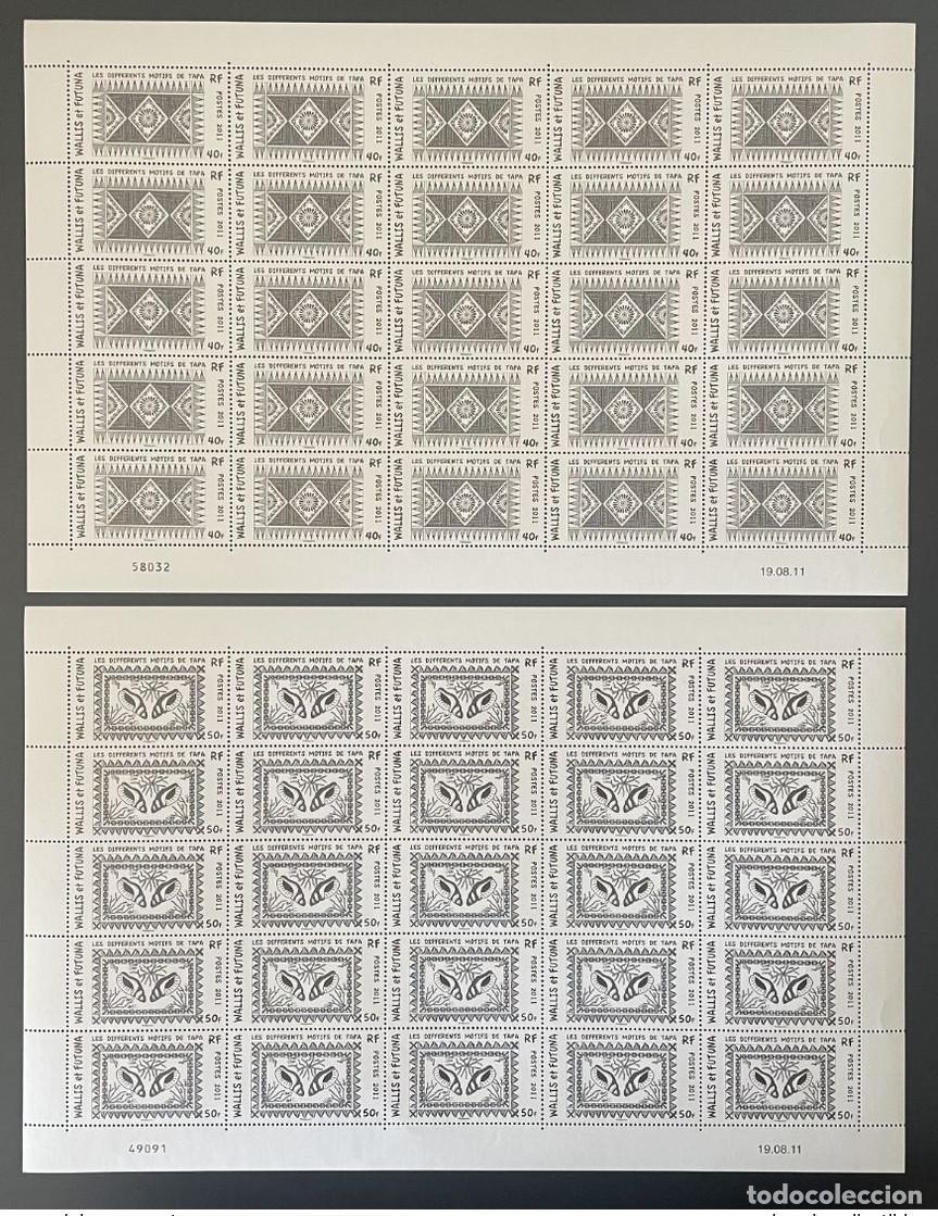 Sellos: Pizarra completa Wallis and Futuna 2011 YT No. 755-756 Craft MNH**