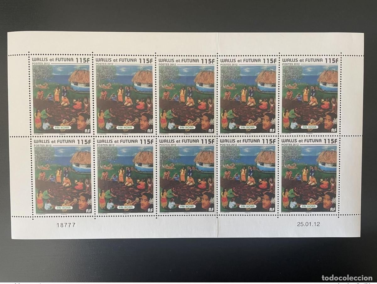 Sellos: Pizarra completa Wallis and Futuna 2011 YT No. 762 Landscape Fai Kona MNH**