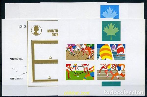 Sellos: 201312 MNH AITUTAKI 1976 21 JUEGOS OLIMPICOS VERANO MONTREAL 1976