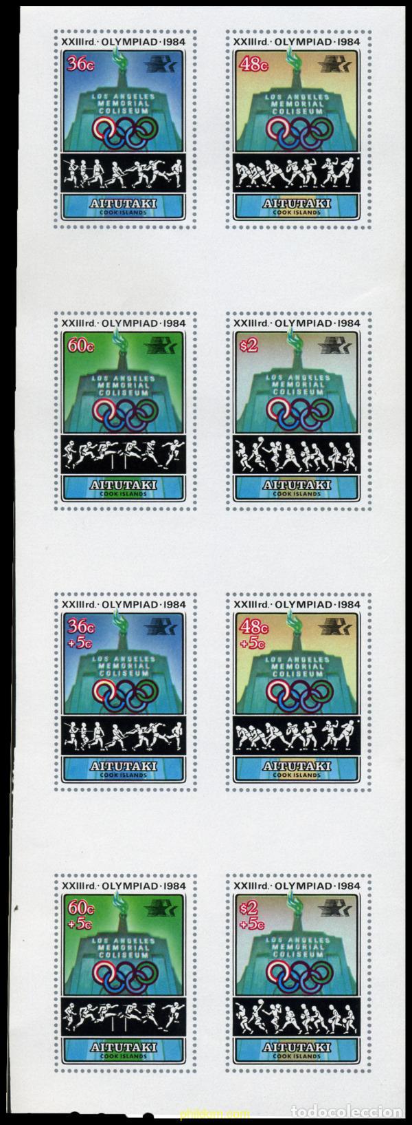 Sellos: 201598 MNH AITUTAKI 1984 23 JUEGOS OLIMPICOS VERANO LOS ANGELES 1984