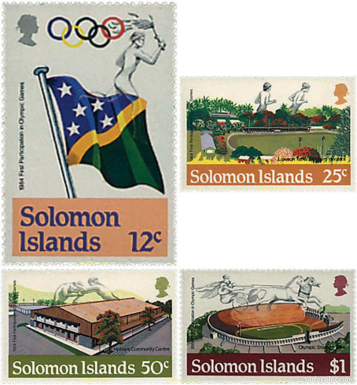 Sellos: 45363 MNH SALOMON 1984 23 JUEGOS OLIMPICOS VERANO LOS ANGELES 1984