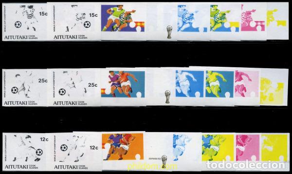 Briefmarken: 201393 MNH AITUTAKI 1981 COPA DEL MUNDO DE FUTBOL. ESPA&Ntilde;A-82