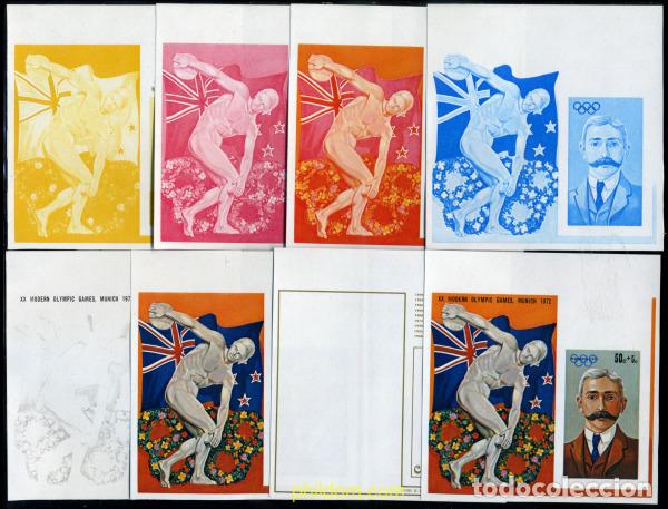 Briefmarken: 202807 MNH COOK Islas 1972 20 JUEGOS OLIMPICOS VERANO MUNICH 1972