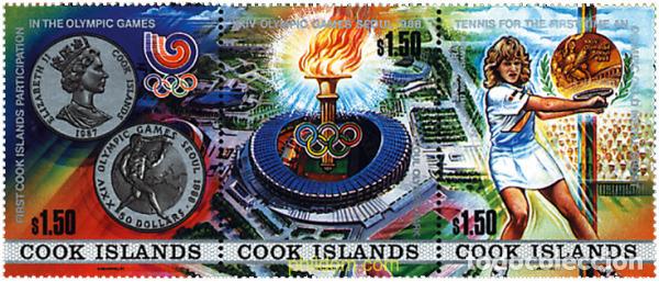 Sellos: 135238 MNH COOK Islas 1988 24 JUEGOS OLIMPICOS VERANO SEUL 1988