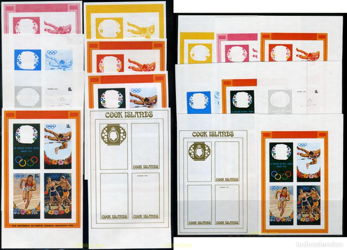 Sellos: 206461 MNH COOK Islas 1972 20 JUEGOS OLIMPICOS VERANO MUNICH 1972
