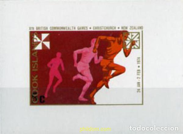 Sellos: 202837 MNH COOK Islas 1974 10 JUEGOS DE LA COMMONWEALTH