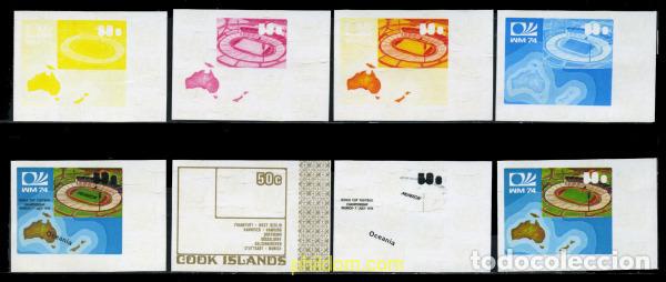 Sellos: 206570 MNH COOK Islas 1974 COPA DEL MUNDO DE FUTBOL. ALEMANIA-74