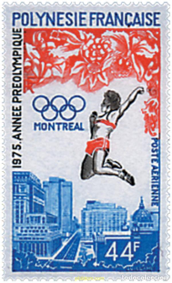 Sellos: 43551 MNH POLINESIA FRANCESA 1975 A&Ntilde;O PREOLIMPICO