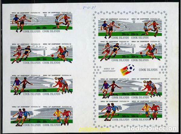 Sellos: 206706 MNH COOK Islas 1981 COPA DEL MUNDO DE FUTBOL. ESPA&Ntilde;A-82