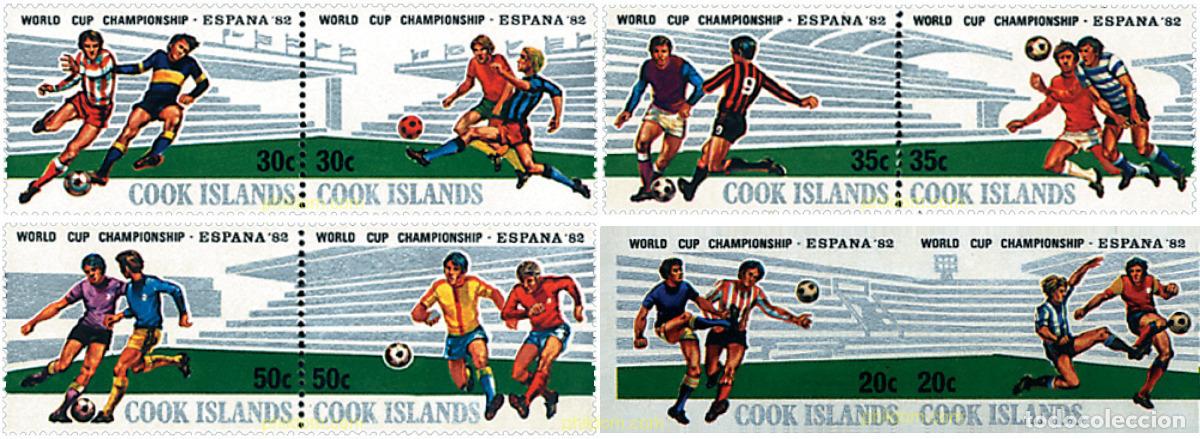 Sellos: 303143 MNH COOK Islas 1981 COPA DEL MUNDO DE FUTBOL. ESPA&Ntilde;A-82