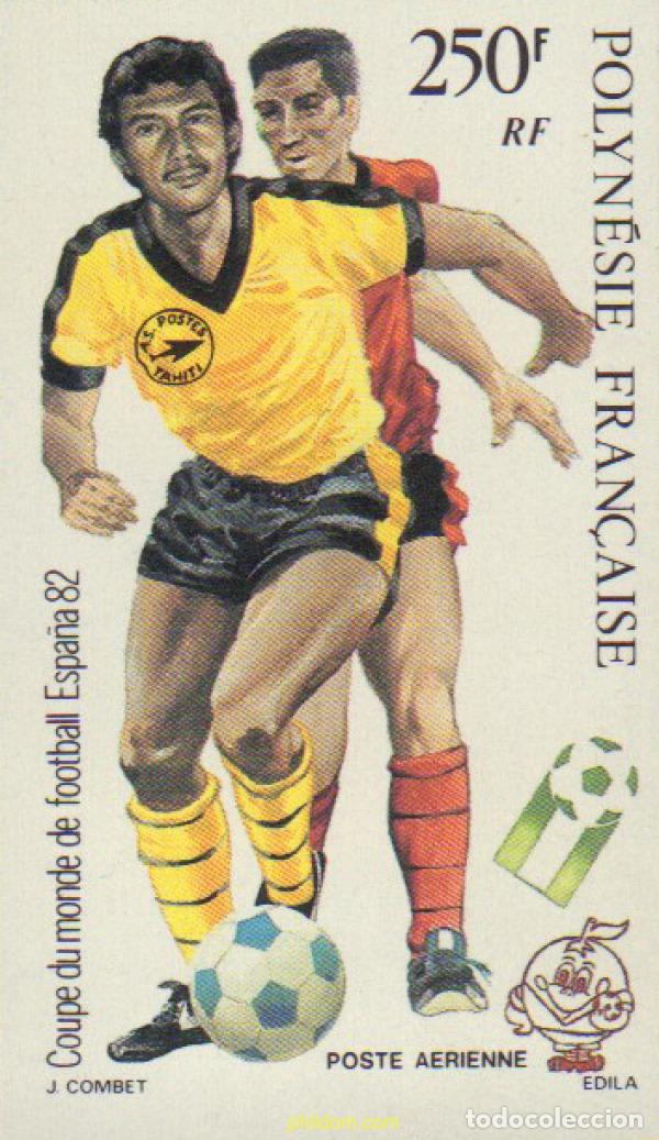 Sellos: 19820 MNH POLINESIA FRANCESA 1982 COPA DEL MUNDO DE FUTBOL. ESPA&Ntilde;A-82