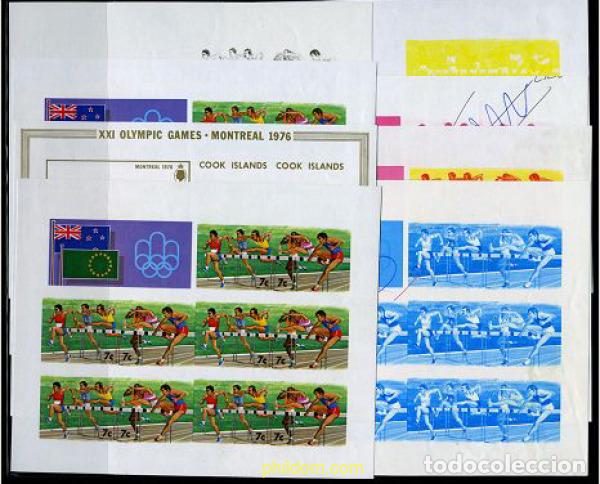 Sellos: 206617 MNH COOK Islas 1976 21 JUEGOS OLIMPICOS VERANO MONTREAL 1976