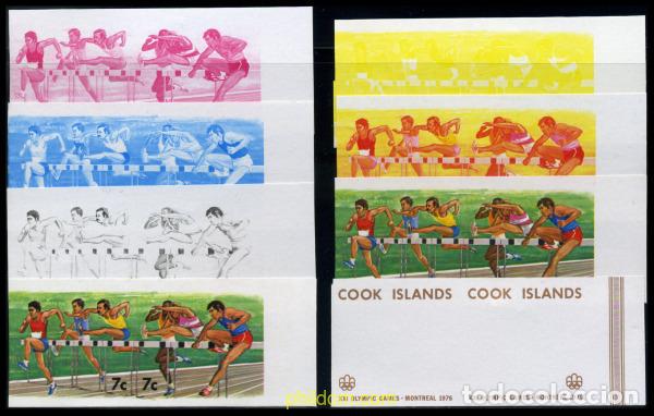 Sellos: 206621 MNH COOK Islas 1976 21 JUEGOS OLIMPICOS VERANO MONTREAL 1976
