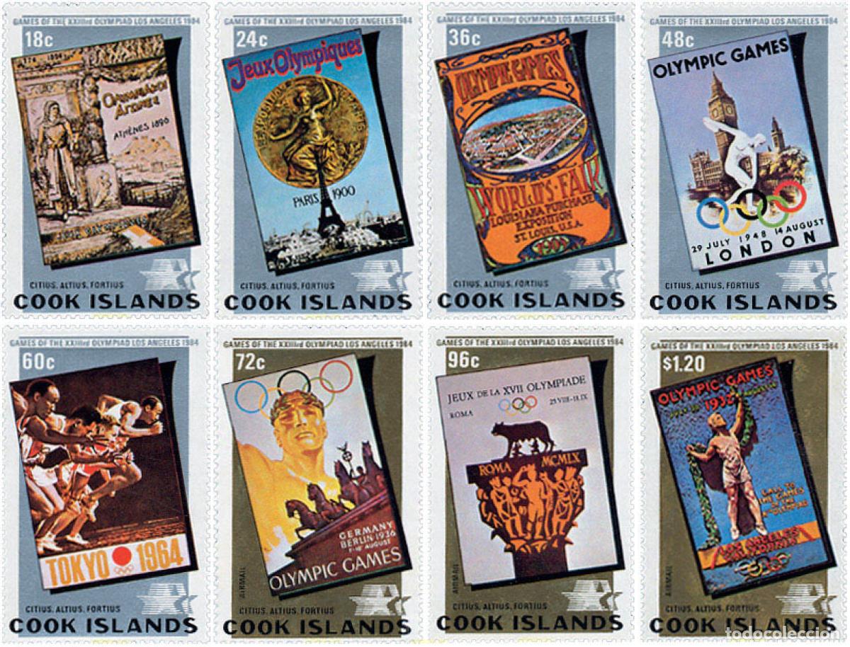 Sellos: 65701 MNH COOK Islas 1984 23 JUEGOS OLIMPICOS VERANO LOS ANGELES 1984