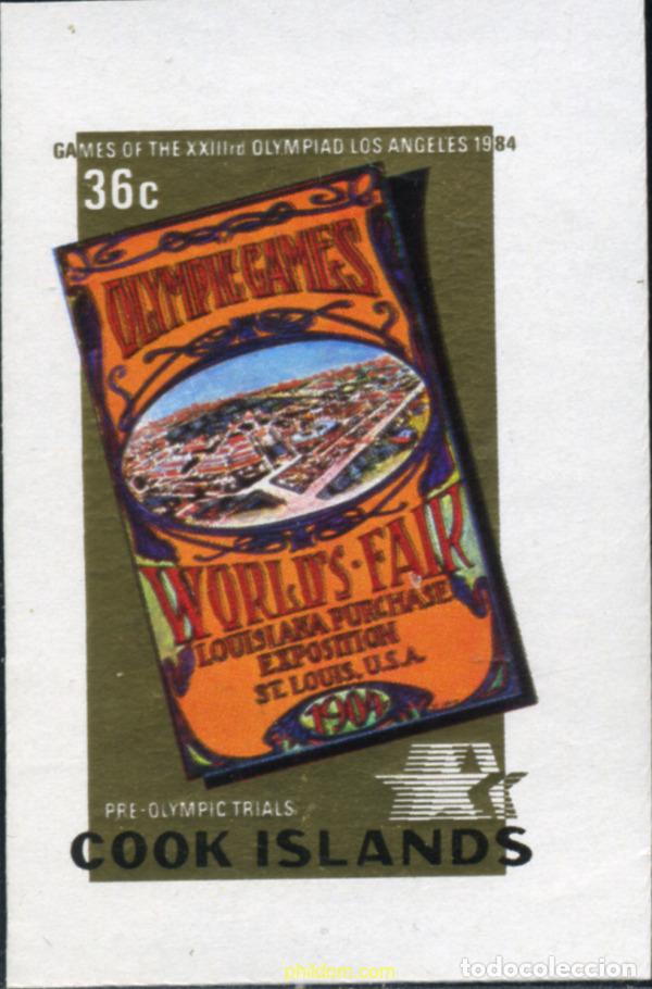 Sellos: 206753 MNH COOK Islas 1984 23 JUEGOS OLIMPICOS VERANO LOS ANGELES 1984