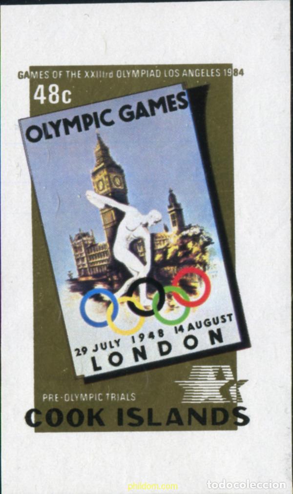 Sellos: 206754 MNH COOK Islas 1984 23 JUEGOS OLIMPICOS VERANO LOS ANGELES 1984