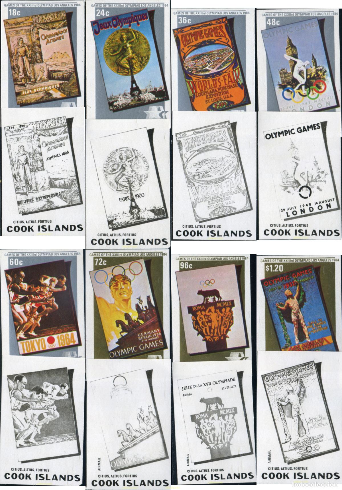 Sellos: 206760 MNH COOK Islas 1984 23 JUEGOS OLIMPICOS VERANO LOS ANGELES 1984