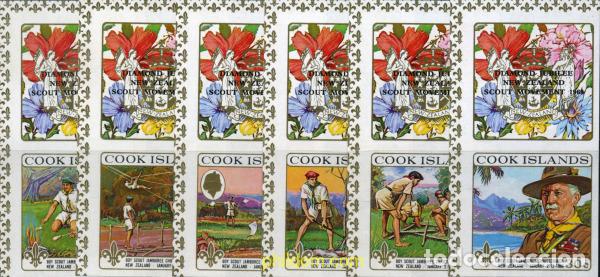 Sellos: 202789 MNH COOK Islas 1969 5 JAMBOREE DE CHRISTCHURCH, NUEVA ZELANDA