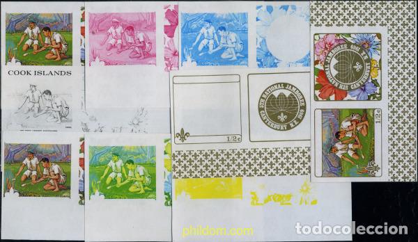 Sellos: 206366 MNH COOK Islas 1969 5 JAMBOREE DE CHRISTCHURCH, NUEVA ZELANDA