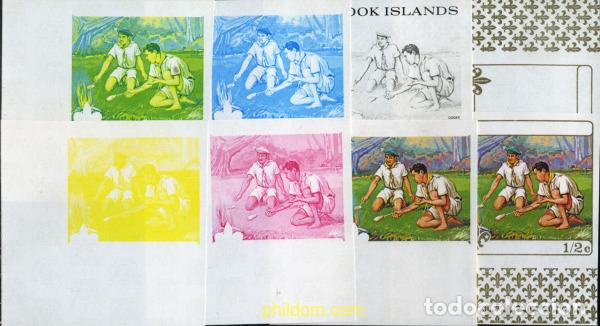 Sellos: 206373 MNH COOK Islas 1969 5 JAMBOREE DE CHRISTCHURCH, NUEVA ZELANDA