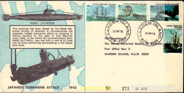 Sellos: 370017 MNH COCOS Islas 1976 BARCOS