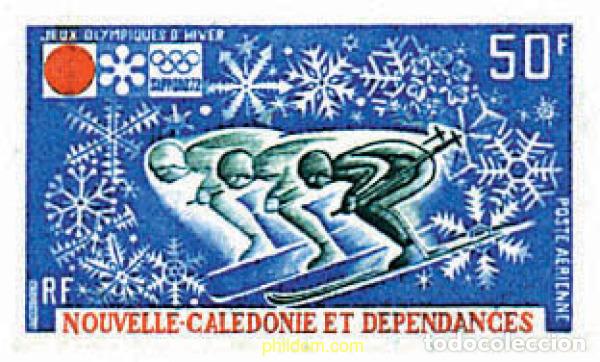 Sellos: 71656 MNH NUEVA CALEDONIA 1972 11 JUEGOS OLIMPICOS DE INVIERNO SAPPORO 1972