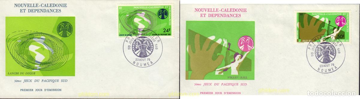 Francobolli: 545407 MNH NUEVA CALEDONIA 1975 5 JUEGOS DEPORTIVOS DEL PACIFICO SUR