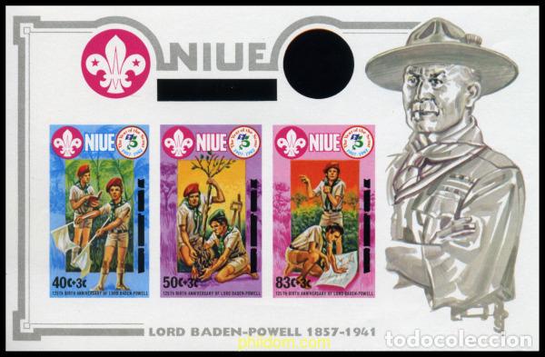 Sellos: 220241 MNH NIUE 1983 15 JAMBOREE MUNDIAL EN CANADA