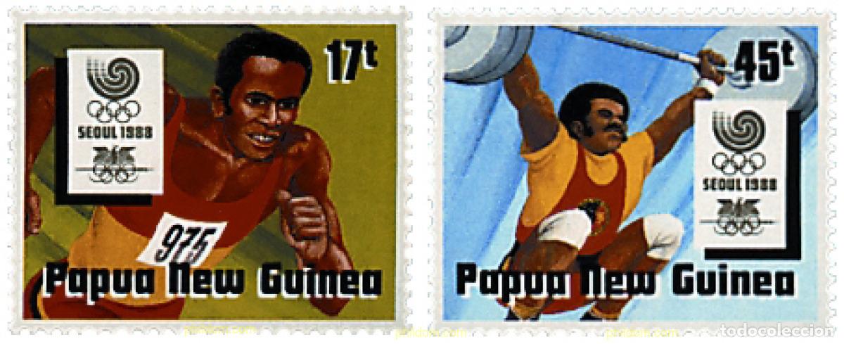 Sellos: 45074 MNH PAPUA NUEVA GUINEA 1988 24 JUEGOS OLIMPICOS VERANO SEUL 1988