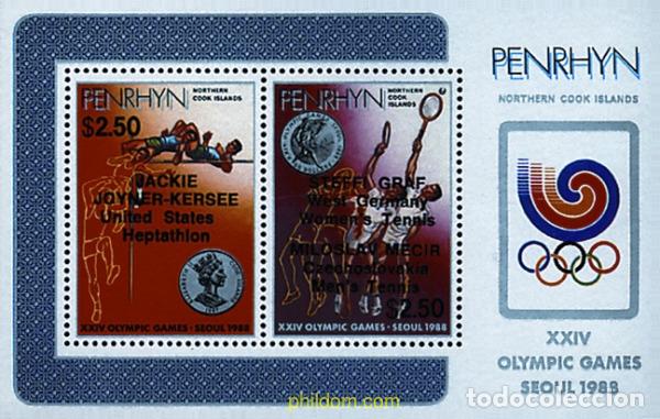 Sellos: 45194 MNH PENRHYN 1988 24 JUEGOS OLIMPICOS VERANO SEUL 1988