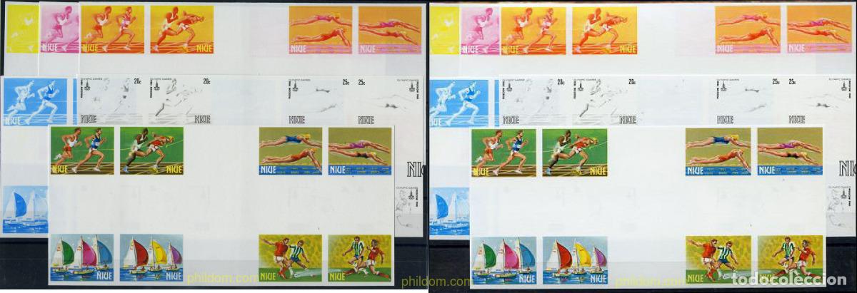 Sellos: 220207 MNH NIUE 1980 22 JUEGOS OLIMPICOS VERANO MOSCU 1980