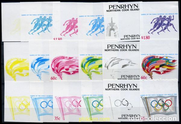 Sellos: 221180 MNH PENRHYN 1984 23 JUEGOS OLIMPICOS VERANO LOS ANGELES 1984