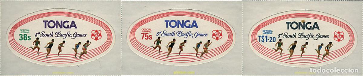 Briefmarken: 45656 MNH TONGA 1975 5 JUEGOS DEPORTIVOS DEL PACIFICO SUR