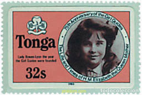 Sellos: 18828 MNH TONGA 1985 75 ANIVERSARIO DEL ESCULTISMO FEMENINO