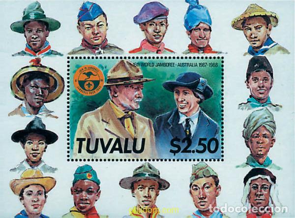 Sellos: 38883 MNH TUVALU 1987 16 JAMBOREE MUNDIAL EN AUSTRALIA