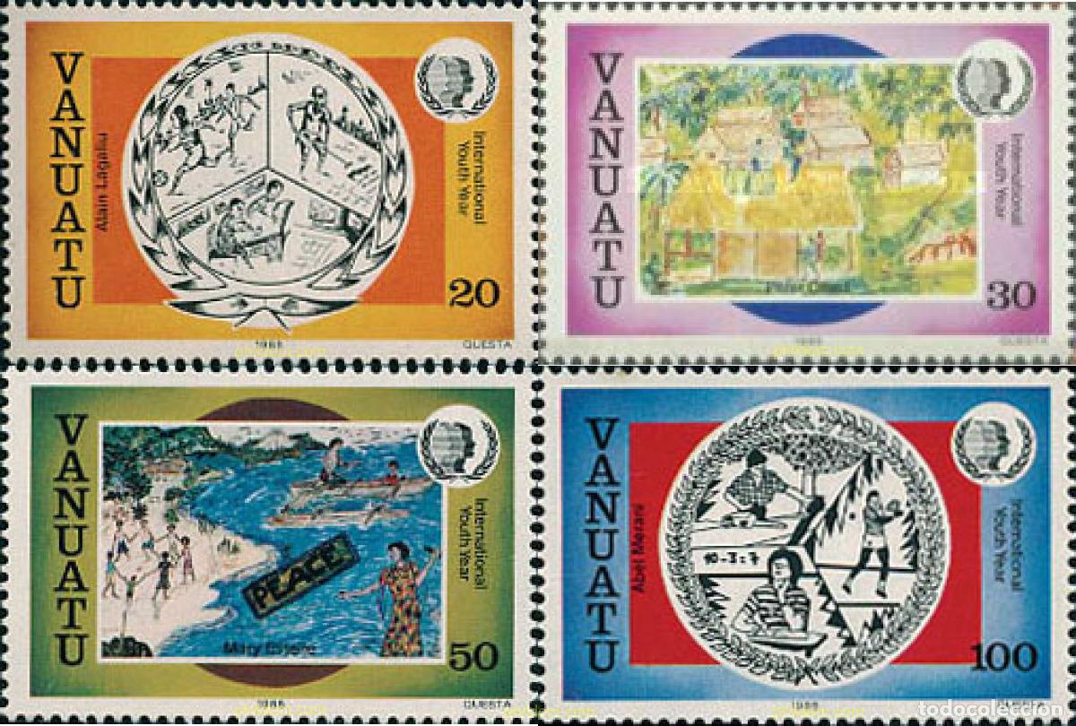 Sellos: 45803 MNH VANUATU 1985 A&Ntilde;O INTERNACIONAL DE LA JUVENTUD