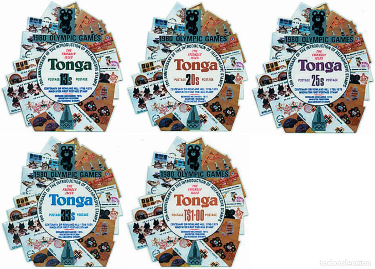 Sellos: 660351 MNH TONGA 1980 22 JUEGOS OLIMPICOS VERANO MOSCU 1980