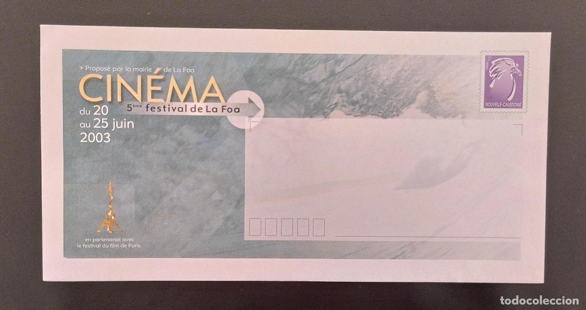 Sellos: PAP New Caledonia Cinema 5&ordm; Festival de La Foa 2003 Completo nine (morado)