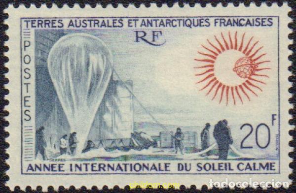 Sellos: 789467 MNH ANTARTIDA FRANCESA 1963 A&Ntilde;O INTERNACIONAL DEL SOL EN CALMA