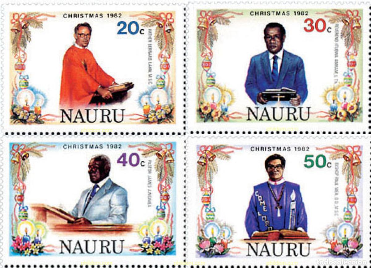 Sellos: 27694 MNH NAURU 1982 NAVIDAD