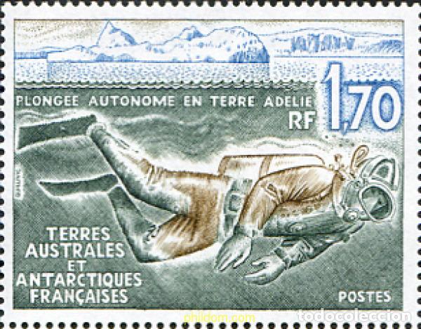 Sellos: 43438 MNH ANTARTIDA FRANCESA 1989 SUBMARINISMO
